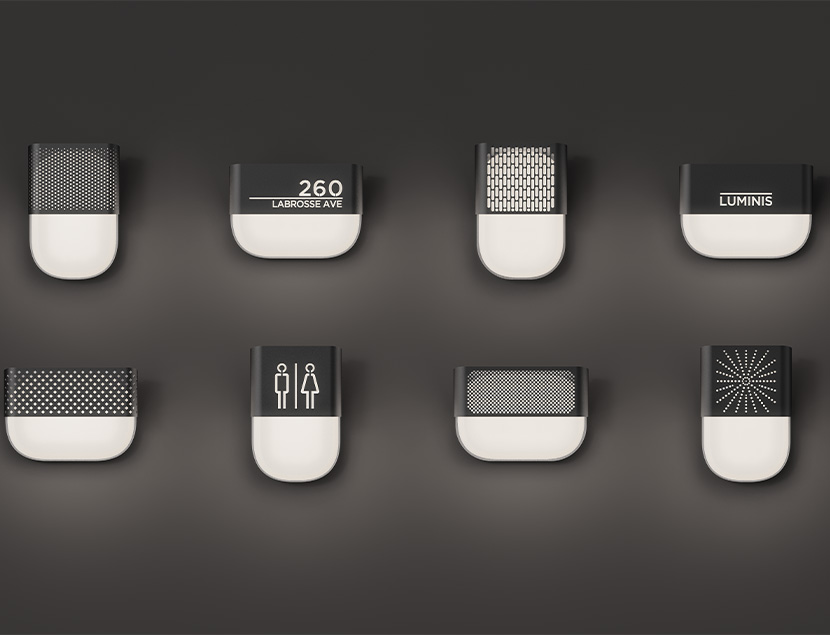 Beauty shot of Jaki product family from Luminis